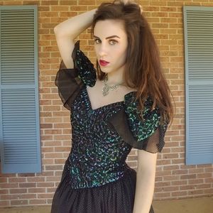 Vintage 1980s Prom Gown Like New